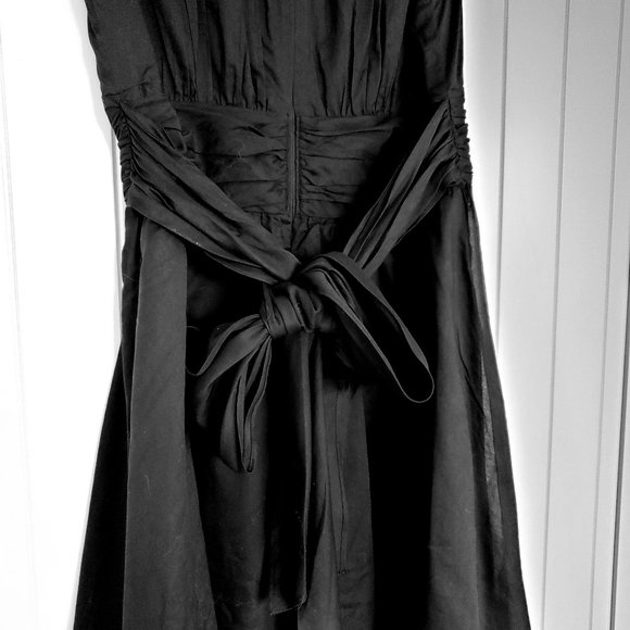 Wrap dress LBD with bow - Picture 4 of 6